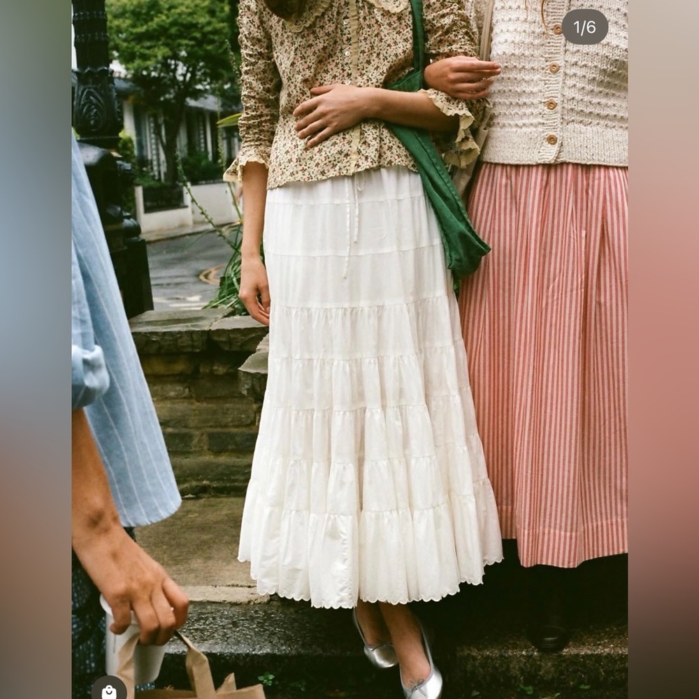 Christy Dawn Darby Skirt Alabaster